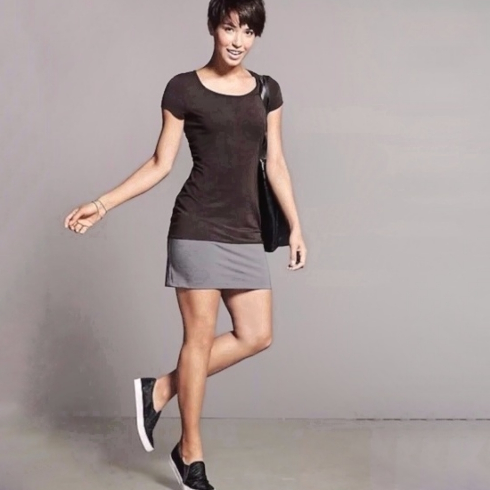 Athleta • Ella Colorblock Stretch Tee Mini Dress